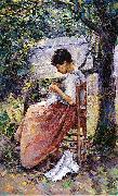 Theodore Robinson Layette oil